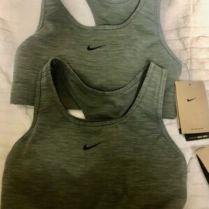 Nike Gray Sports Bra Sets
